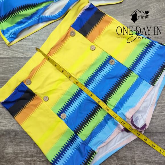 B2Prity High Waist Boy Short Bikini Swimsuit Size XL - Picture 6 of 7